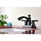 Anzzi Vista 4" Centerset Mid-Arc Bathroom Faucet, Oil Rubbed Bronze L-AZ014ORB - alternate 3